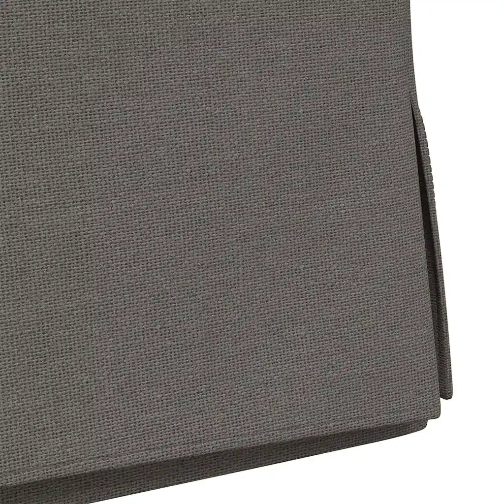 Sedie da pranzo 2 pcs Grigio chiaro 57 x 67 x 98 cm Tela 42017914