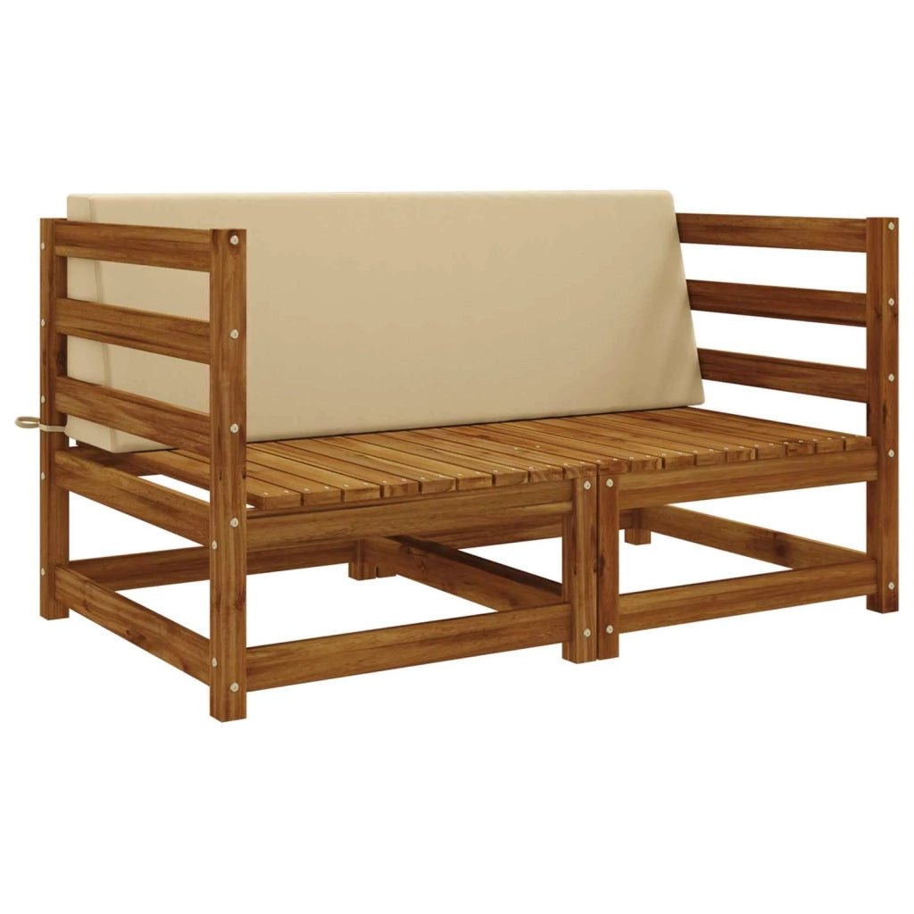 Cuscino schienale SOEST 100% Poliestere Beige 120 x 20 x 40 cm 946744