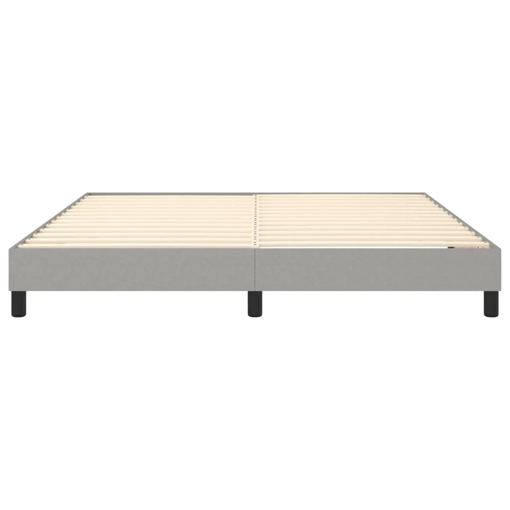 Struttura Letto a Rete a Molle Grigio Chiaro 180x200 cm Tessuto 3120532