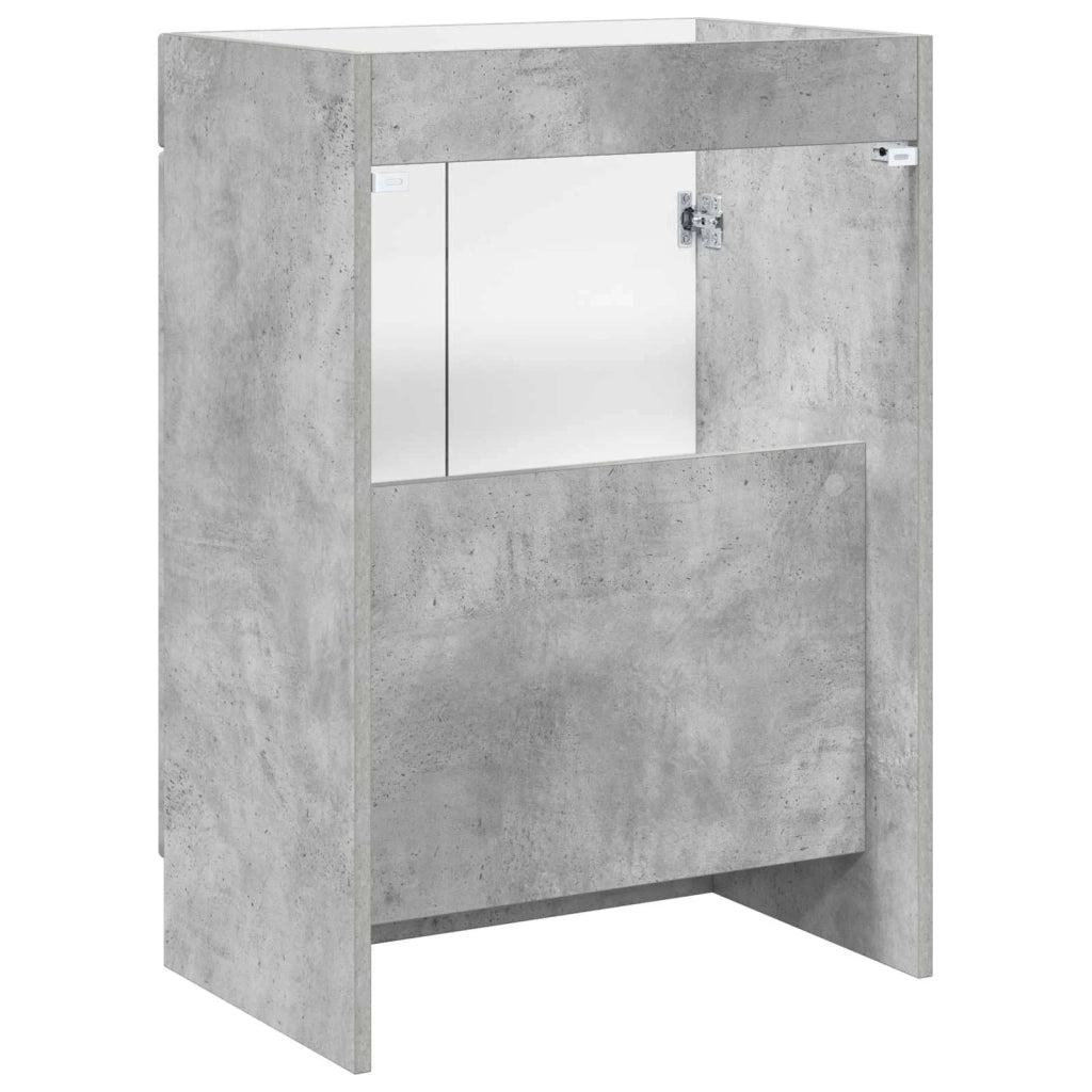 Mobiletto da bagno sotto il lavello Grigio Cemento 890007