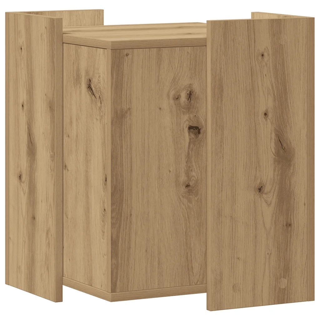 Recinto Lettiera Rovere Artigianale 42x42x51 cm in Truciolato 857750