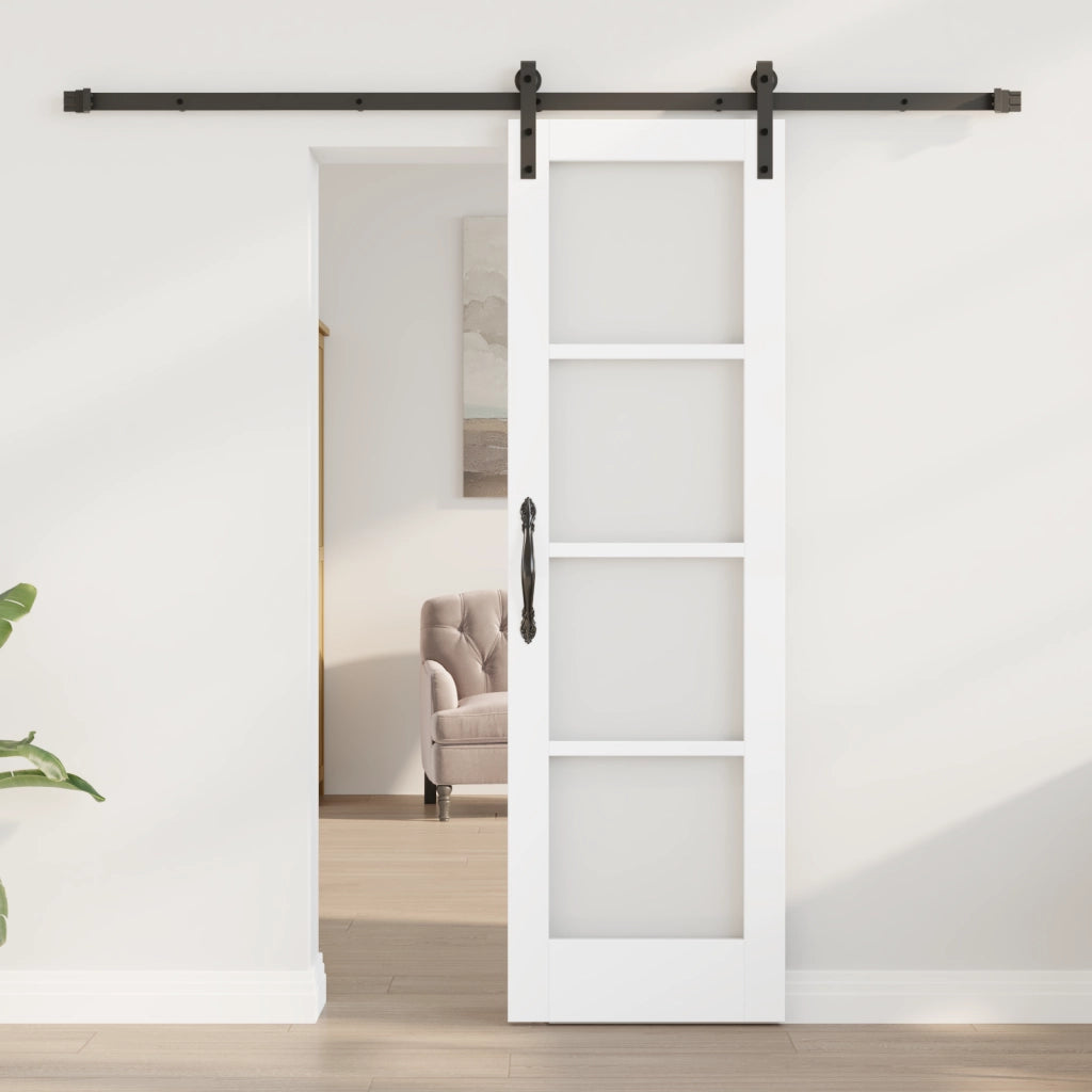 porta scorrevole  con set di ferramenta 'ORKDAL'bianco 61x198.5 cm