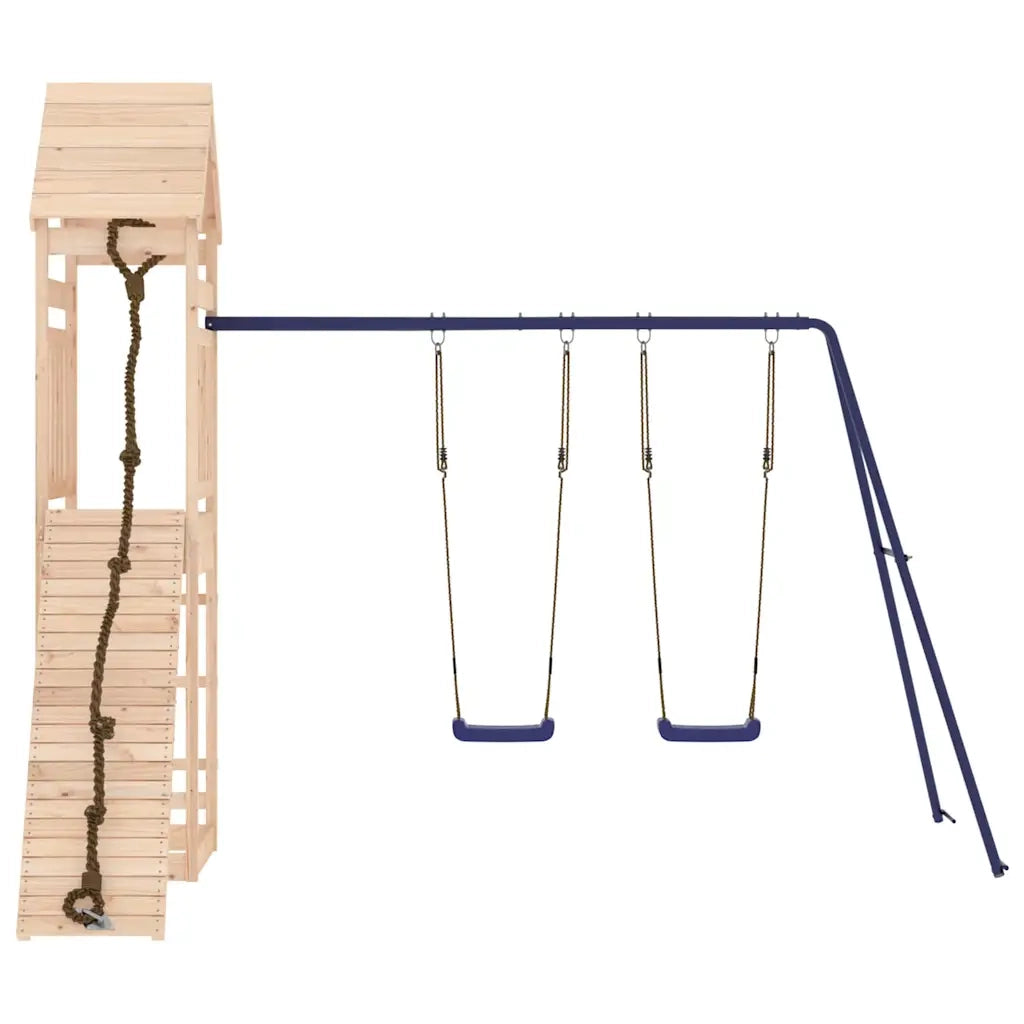 Set da Gioco da Esterno in Legno Massello di Pino 3156904
