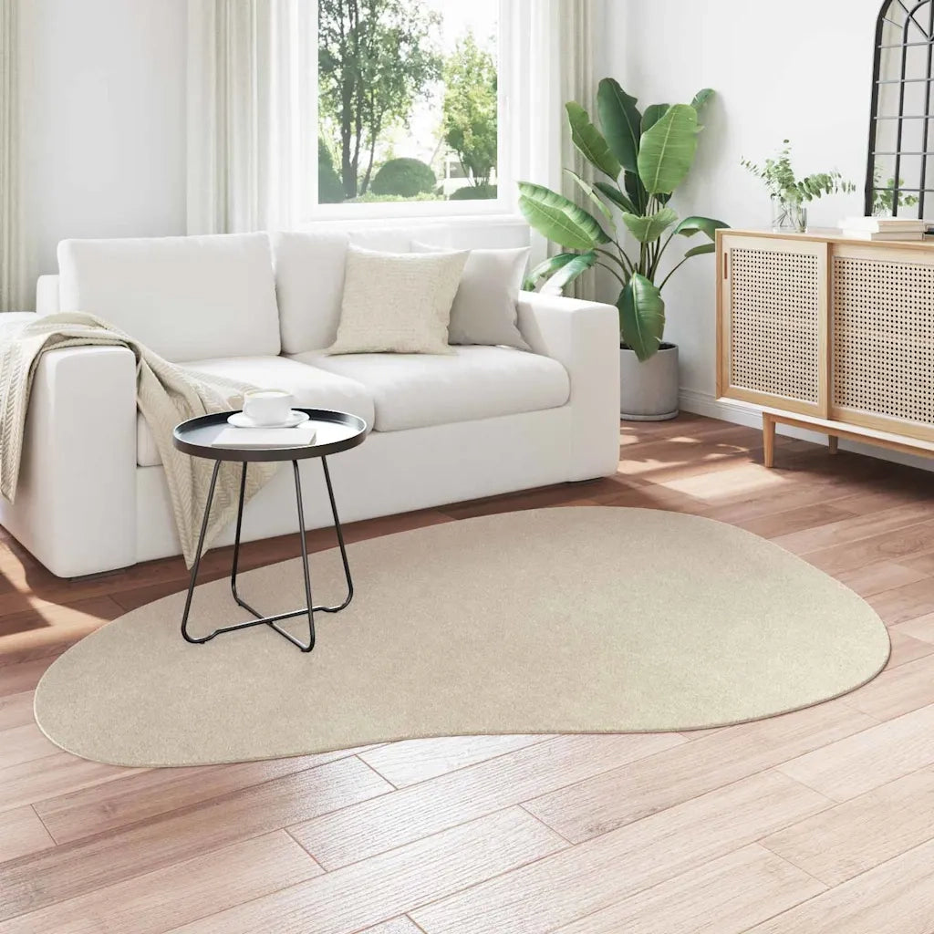 Tappeti per area HUARTE Beige 140 x 200 cm Poliestere 4103764