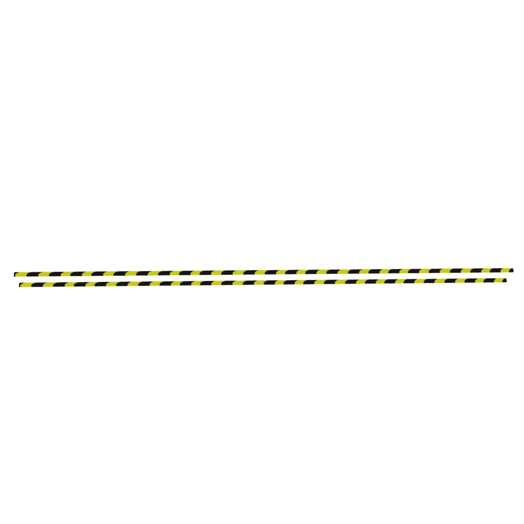 Protezioni Angoli 2 pz Giallo e Nero 4x3x100 cm in PU CFW7732228