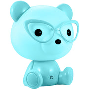 Lampada notte LED 2,5W blu Orsetto MIŚ bambini Polux