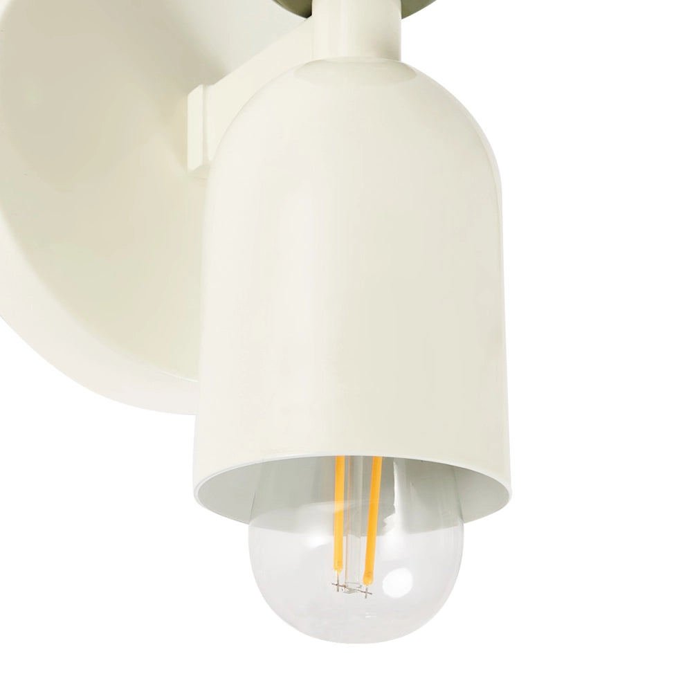 Set di 2 lampade da parete a due luci Up-Down Scones bianco sporco