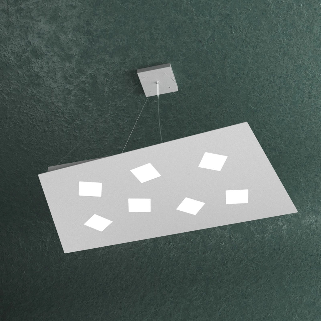 NOTE SOSPENSIONE 7 LUCI GRIGIO 1140-S7-GR