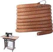 Riema a cappio in pelle rotondo per macchine da cucire - pedale a casa vintage - Ø5 mm