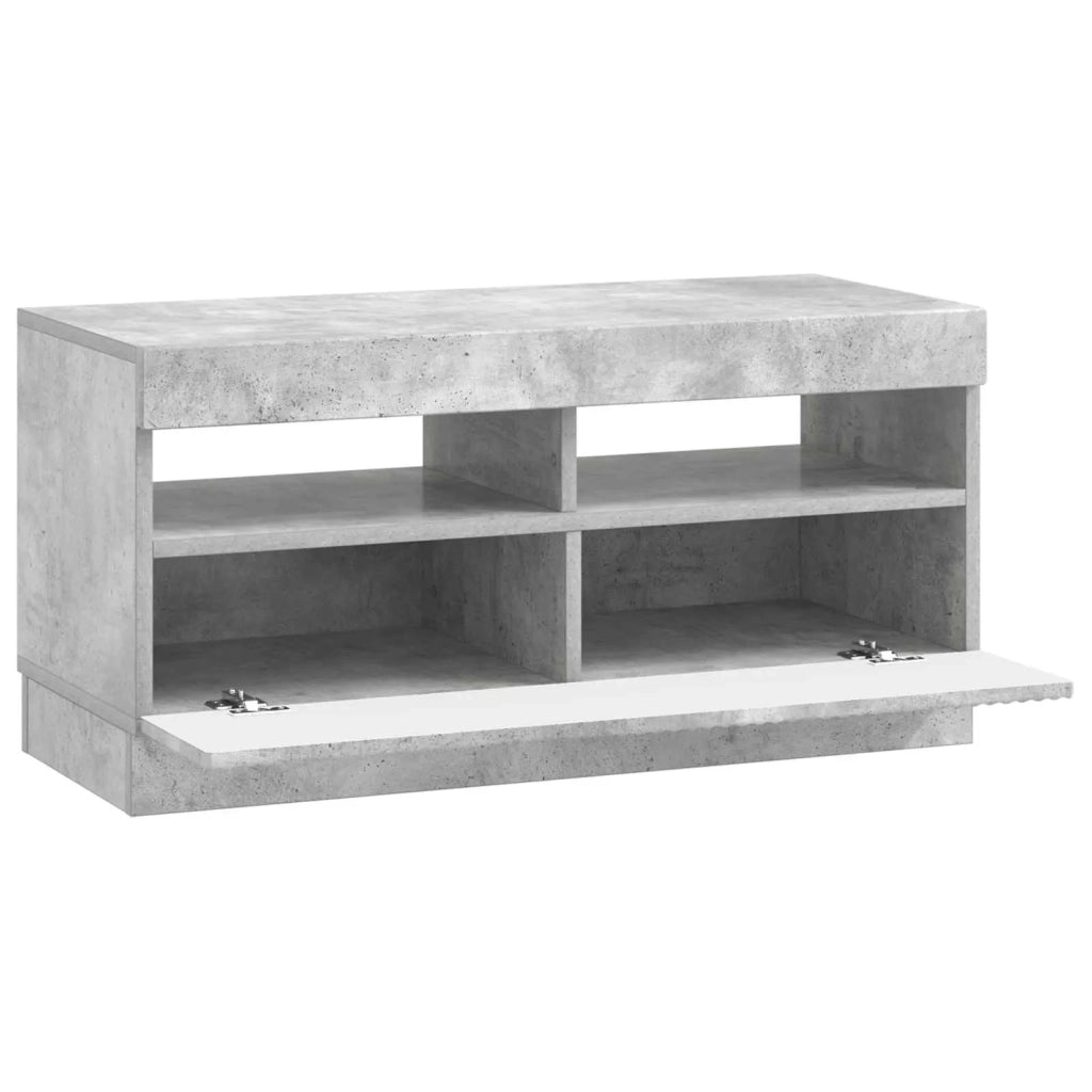 Mobile TV LED Grigio Cemento Legno ingegnerizzato 897438