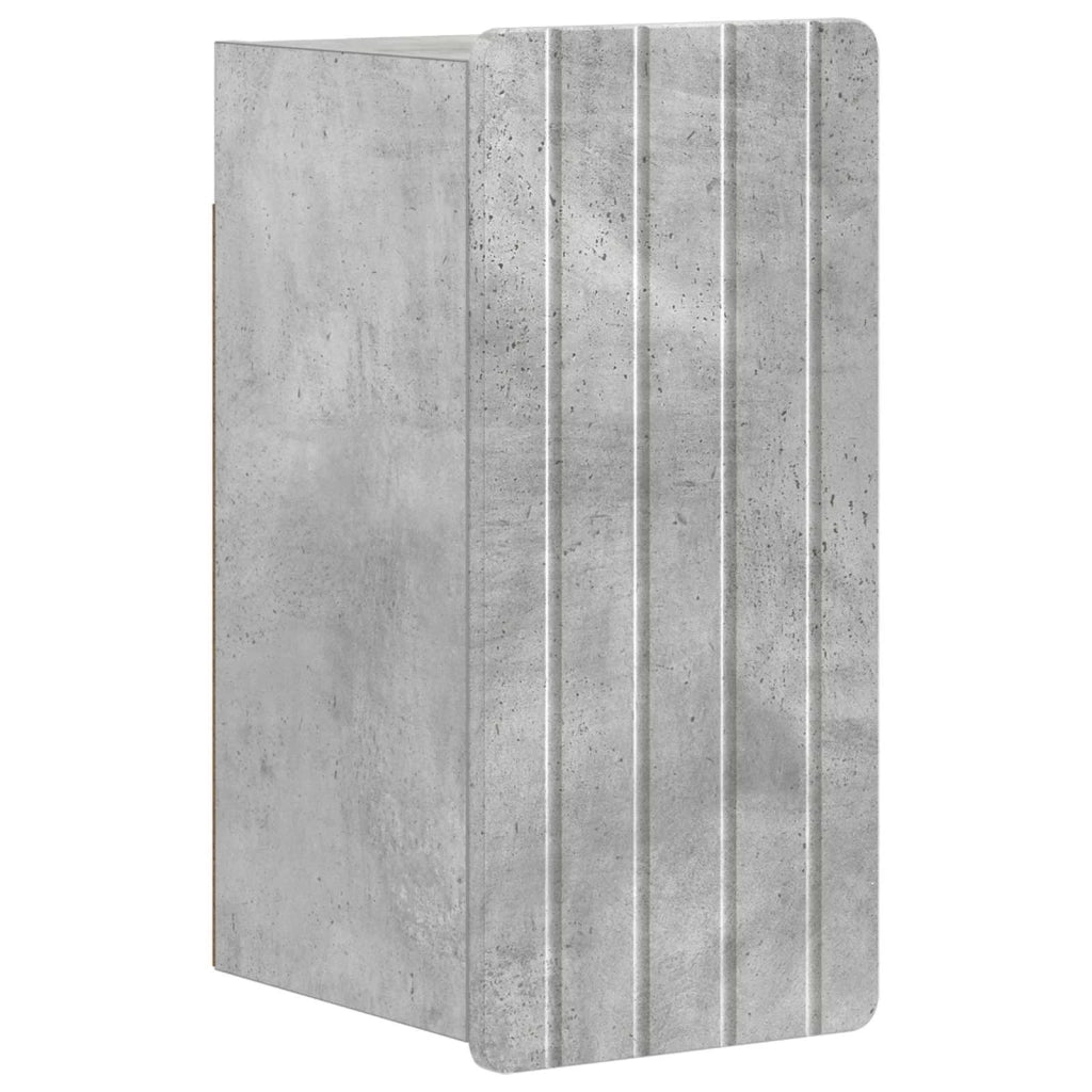 Set di armadietti da bagno in 3 pezzi ZWOLLE Grigio Cemento 3417759