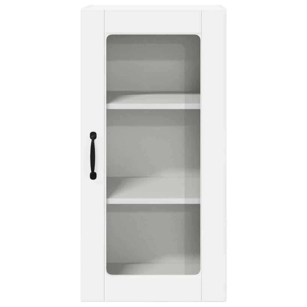 Mobile in vetro da parete LUCCA Bianco 40 x 31 x 80 cm 884985