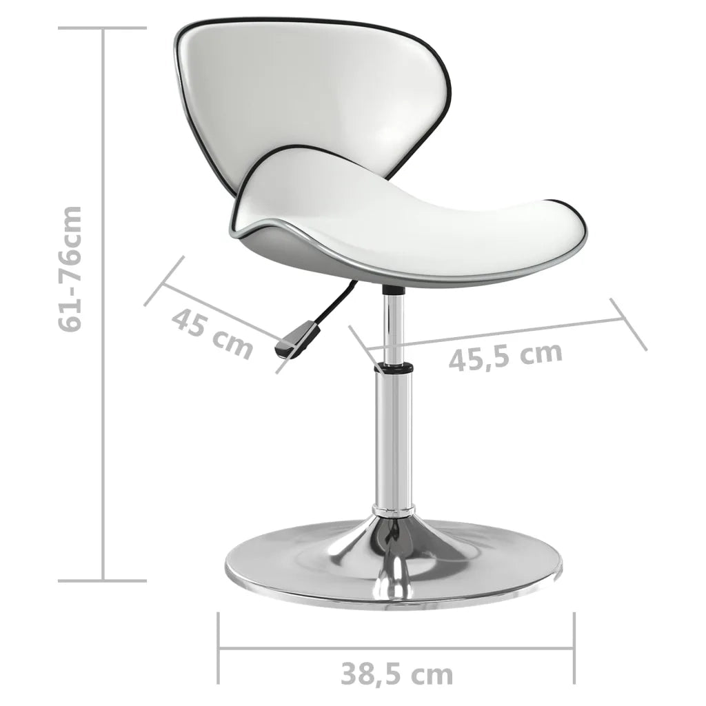 Sedia da Pranzo Bianca in Similpelle cod mxl 55238