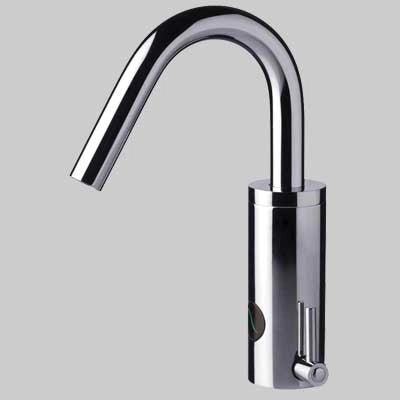 MISCELATORE LAVABO A FOTOCELLULA CANNA ALTA  Batterie 6 V     DMP