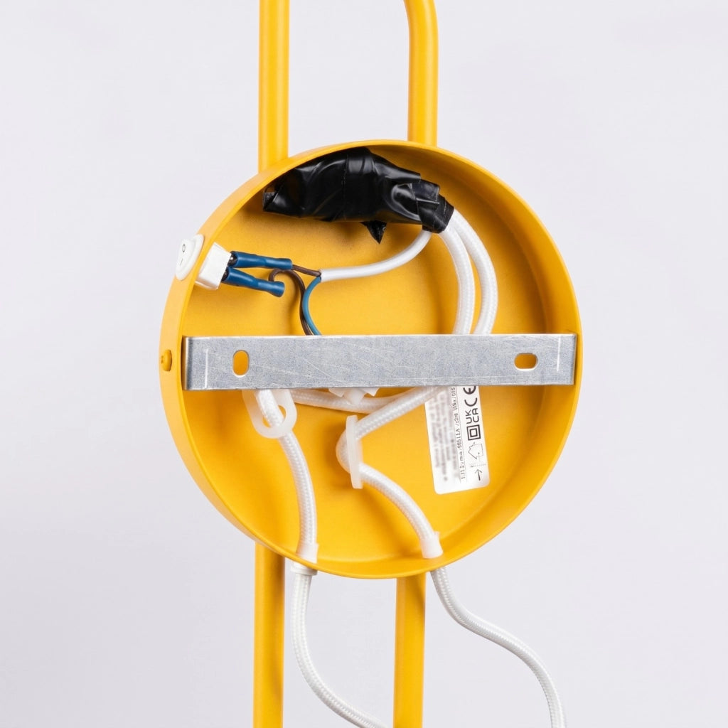 Applique NOX 2 giallo con interruttore