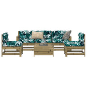 Set Divani da Giardino 6 pz in Legno Impregnato di Pino 3250751