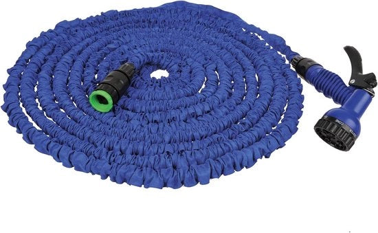 Serpentino acqua 5-15 metri - tubo acqua per caravan con testa spruzzo regolabile