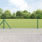 Palo della recinzione 13 pcs Verde Acciaio 42004285
