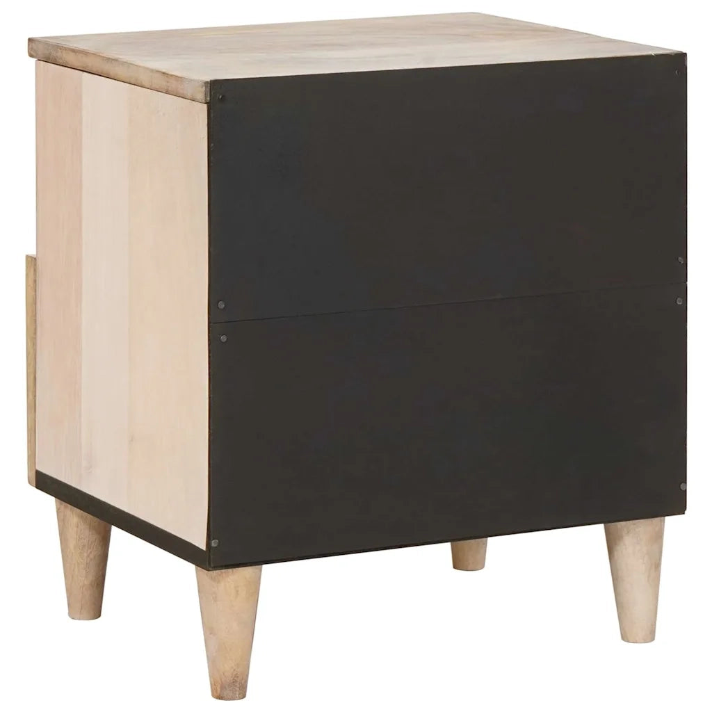 Comodino | Armadio da Notte | Mobiletto da notte Bianco 40 x 33 x 46 cm Legno ingegnerizzato