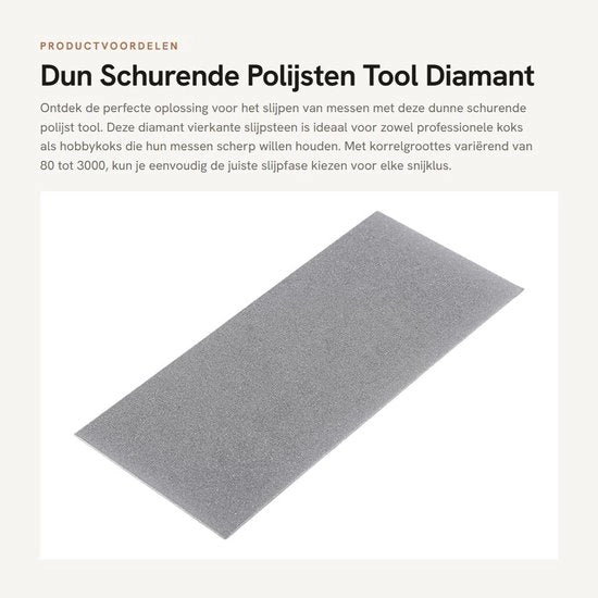 Sostituto di Pietra di Affilatura a Diamante 17x7,5 cm - Pietra di Affilatura per Coltelli - Grana 80-3000 - Poli Scrostanti - Peso 100g - Nuovo - Blocco di Affilatura