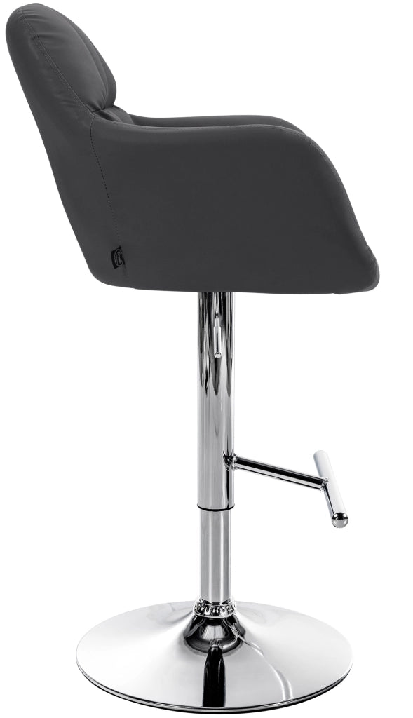 Barhocker Natoma Kunstleder chrom