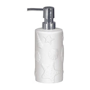 Trade Shop - Portasapone Cilindrico Marino Bianco Porta Sapone  10321 Dispenser Sapone -