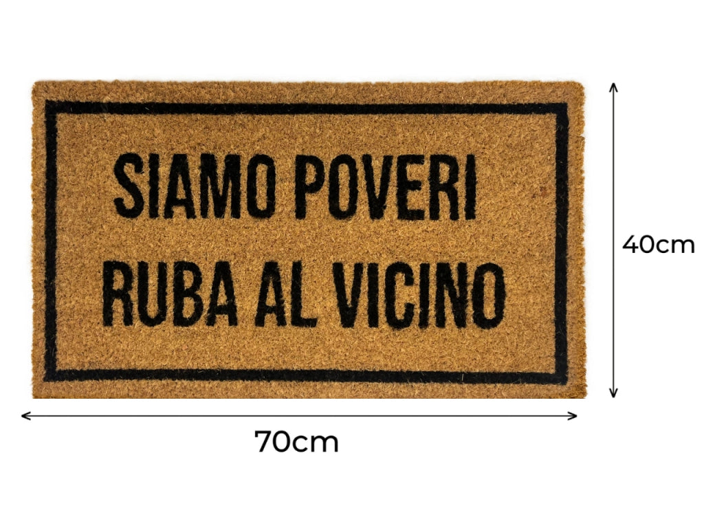 Zerbino Entrata Ingresso Casa Antiscivolo Cocco Allegro Ruba Al Vicino