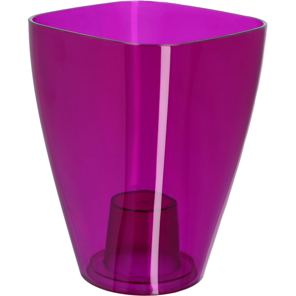 Coprivaso KADAX per orchidee, in plastica, viola, 9 cm