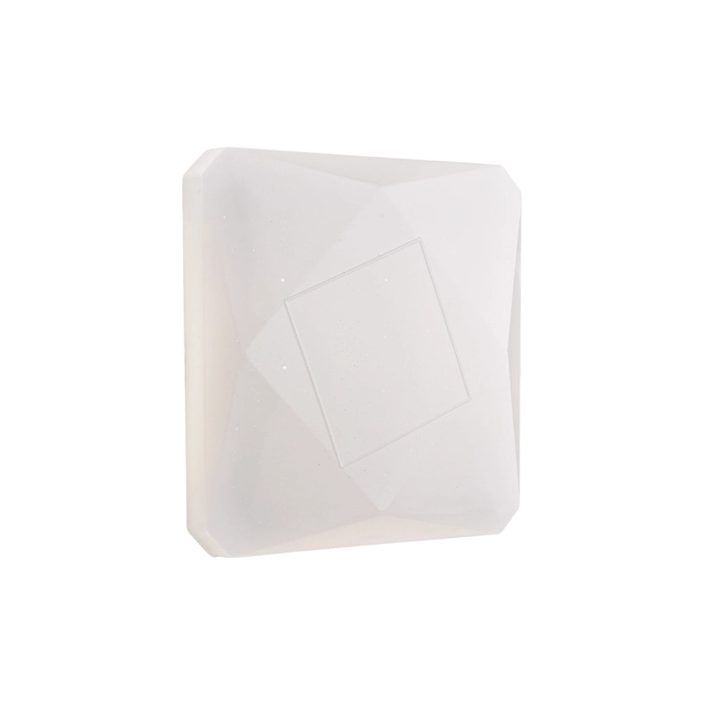 Plafoniera Moderna Sendy-Q Led Cct Effetto Cielo Diam 52 Con Telecomando
