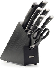 Set di misurazione da cucina 7 pezzi in legno nero