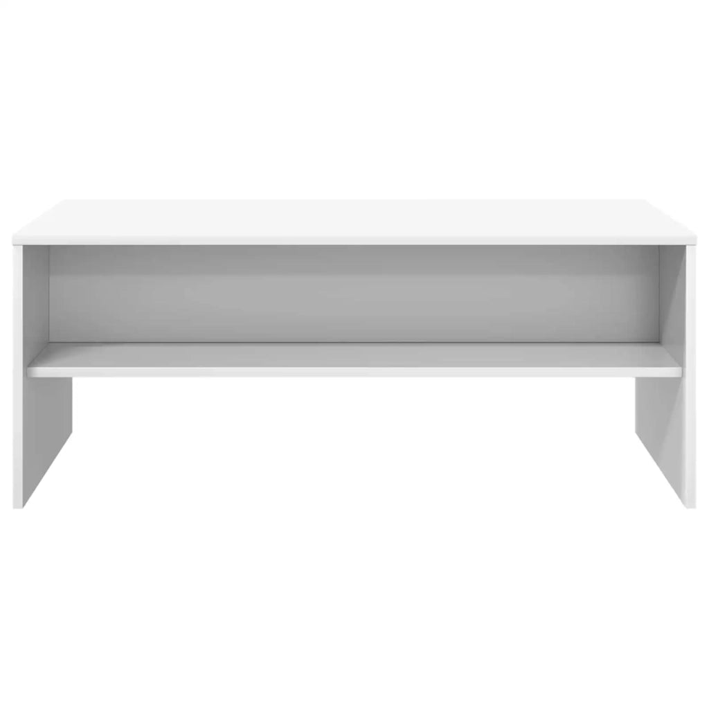 Tavolino da salotto Bianco 100 x 50 x 40 cm Legno multistrato 8000284
