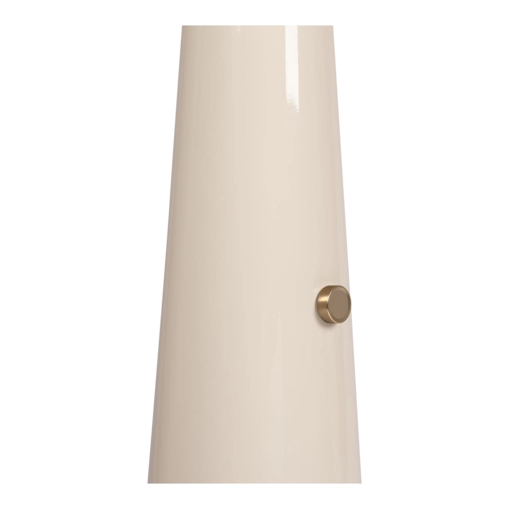Lampada da terra fungo BARONE crema oro 1xE27 Lucide