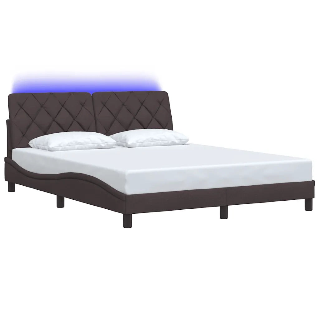 Giroletto con LED senza Materasso 160x200 cm Tessuto 3310681