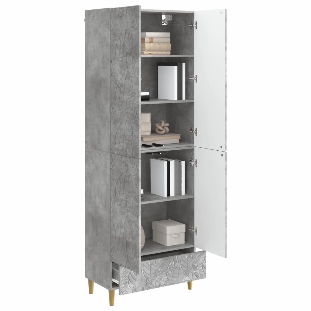 Set di armadi 2 pcs Grigio Cemento Legno ingegnerizzato 3416694