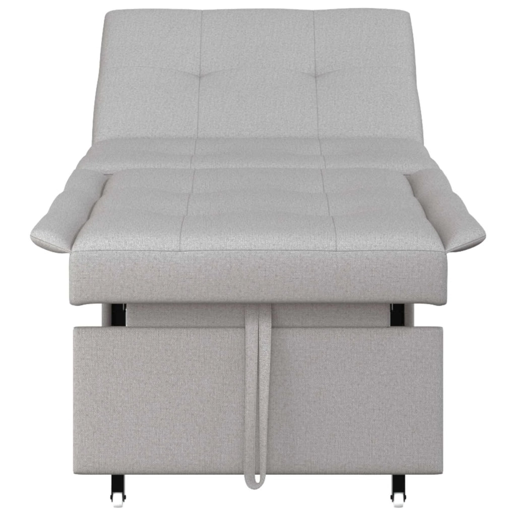 Divano Letto Estraibile Grigio 194 x 50 x 82 cm Tessuto 42008591
