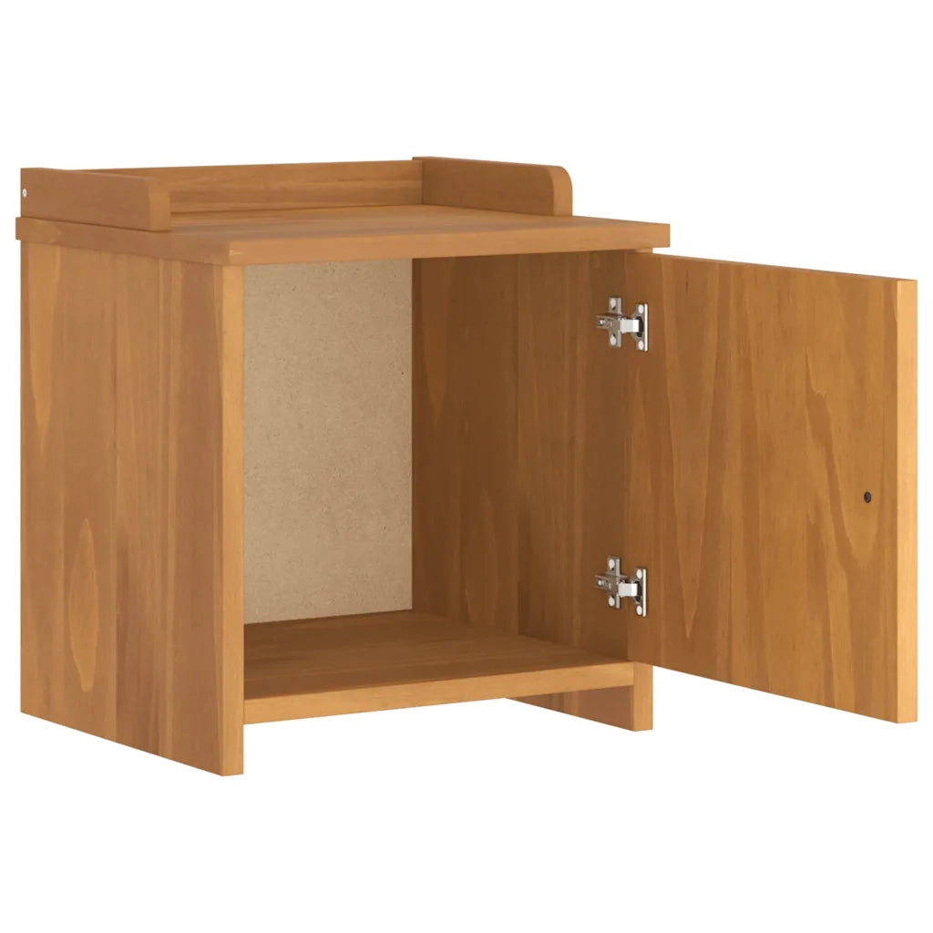 Panca da Corridoio-Sgabello-Panca con Contenitore SANDNES 45x40x50 cm Legno Massello di Pino 324134