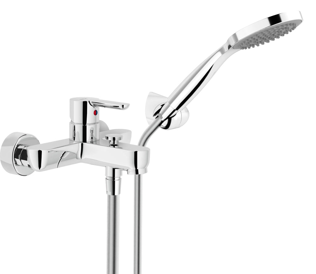 Miscelatore vasca con set doccia Nobili ABC cromato