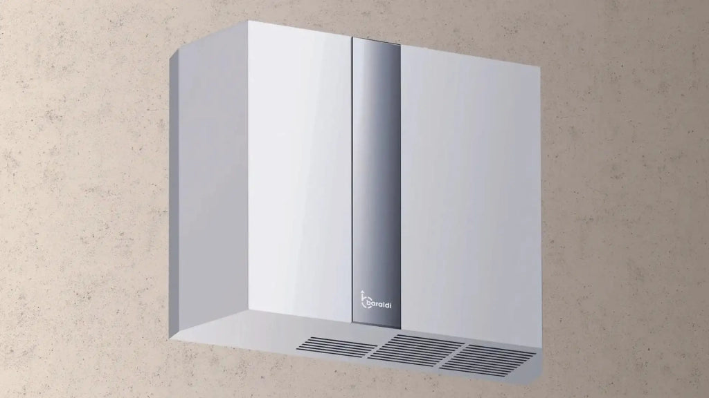 COMPACT MOTORE PER ESTERNO cm 45x35 - Bianco, Inox - 1.300 m3/h