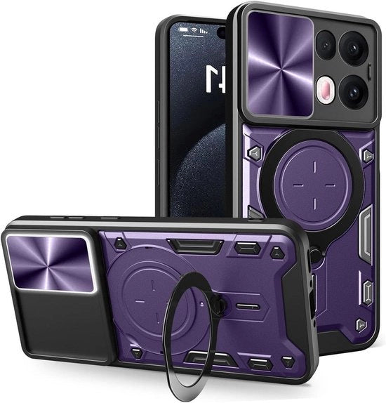 Hoesje shockbestendente con standard metallico per Oppo Reno 13 Pro 5G