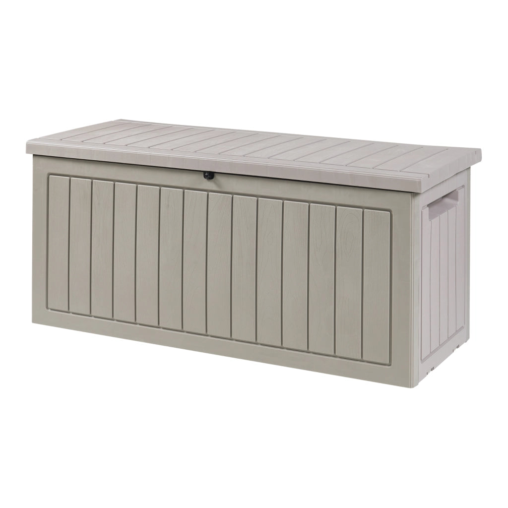 Baule da Esterno Filetto Portatutto 250 L - Beige casa.pro