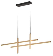 Lampada a sospensione LED Rabalux Severine nero oro 40W