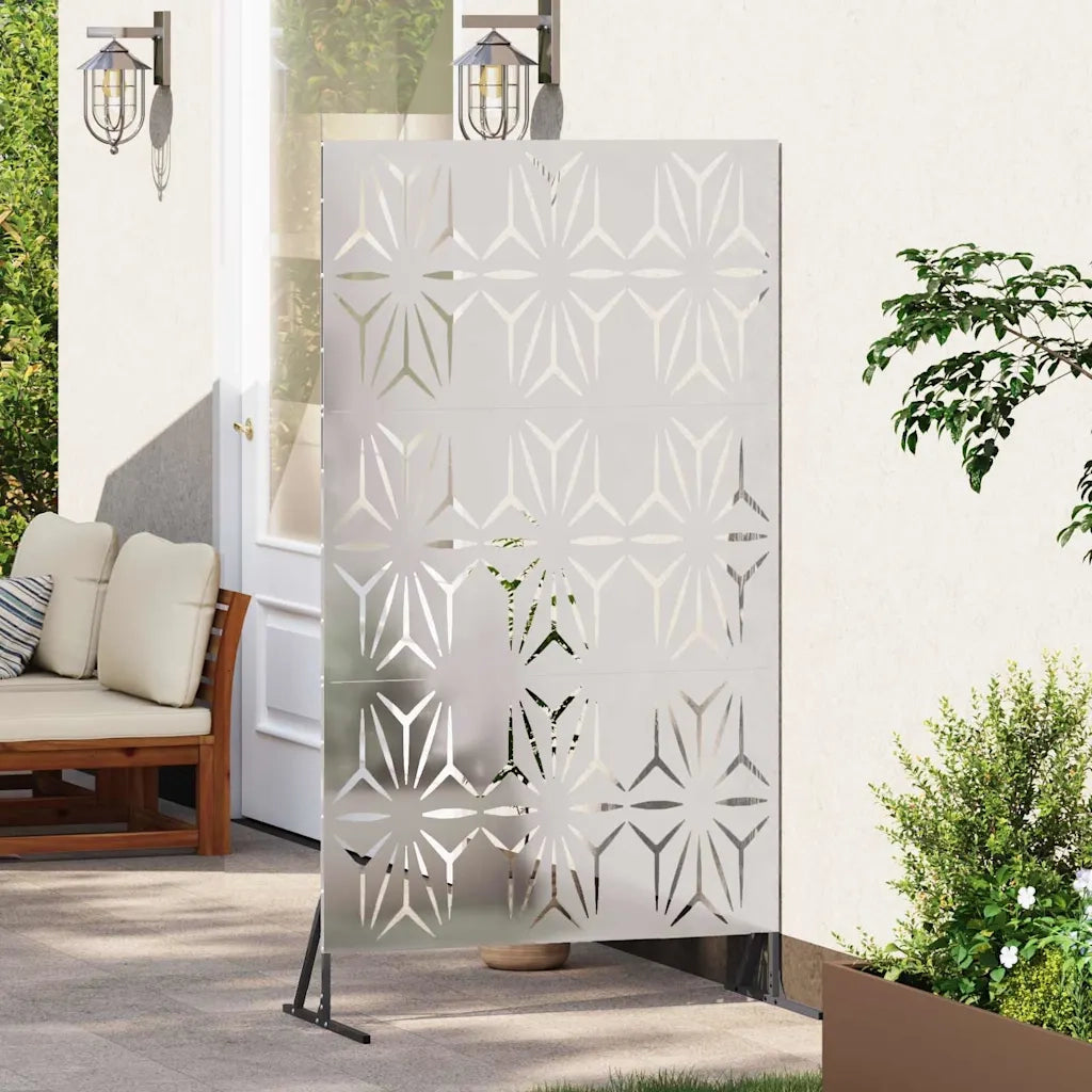 Schermo per Privacy Grigio 100 x 50 x 180 cm Acciaio CFW6760648
