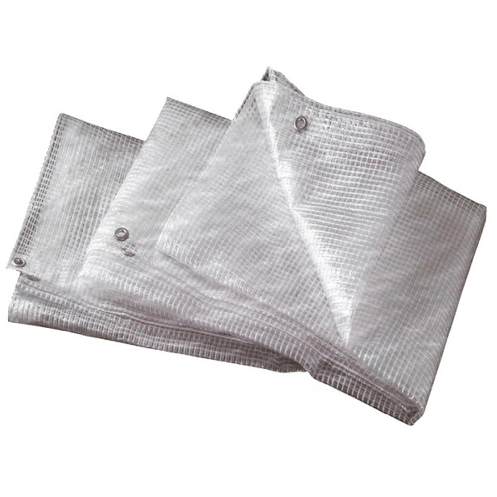 TELO TELONE OCCHIELLATO RETINATO POLIETILENE COPERTURA 150Gr 4X6m VERDELOOK 75/43