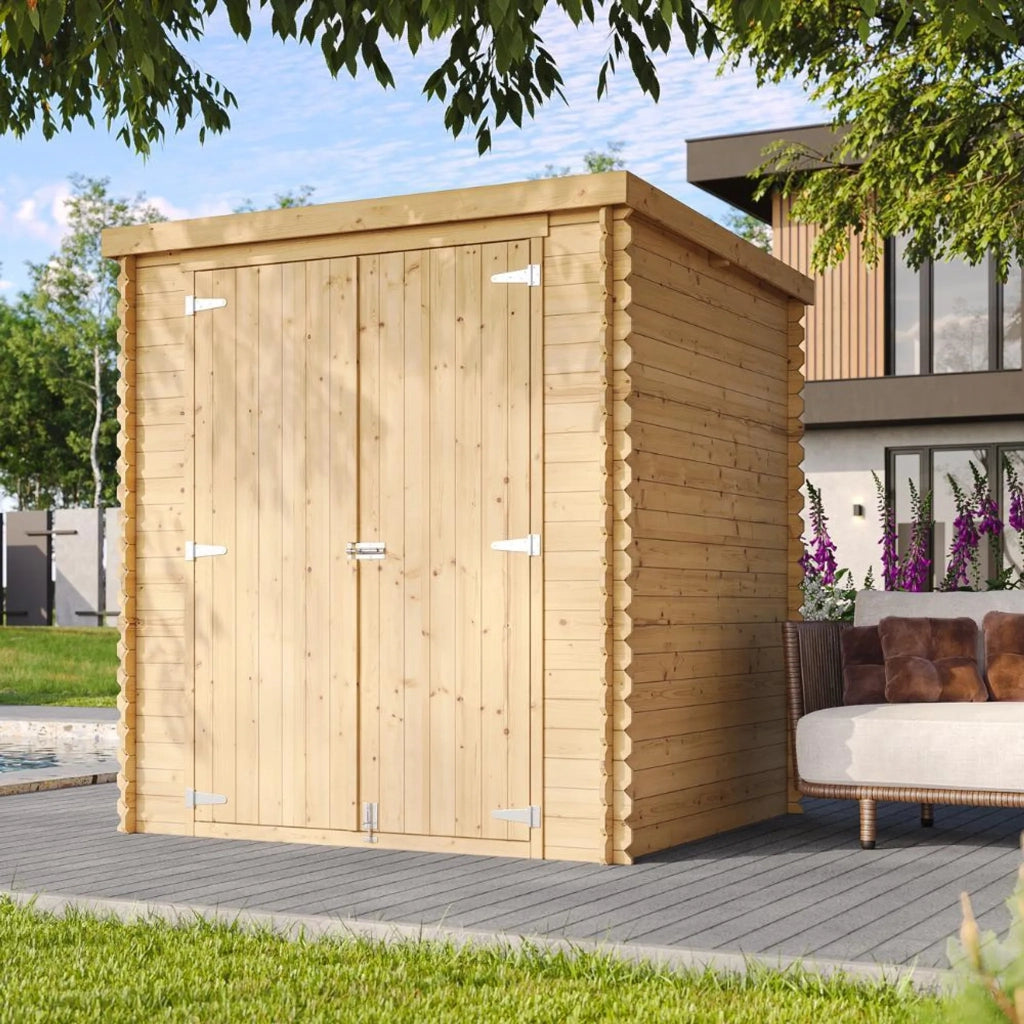 Casetta da giardino in legno 3,53 m² TIMBELA M309C1+M309G