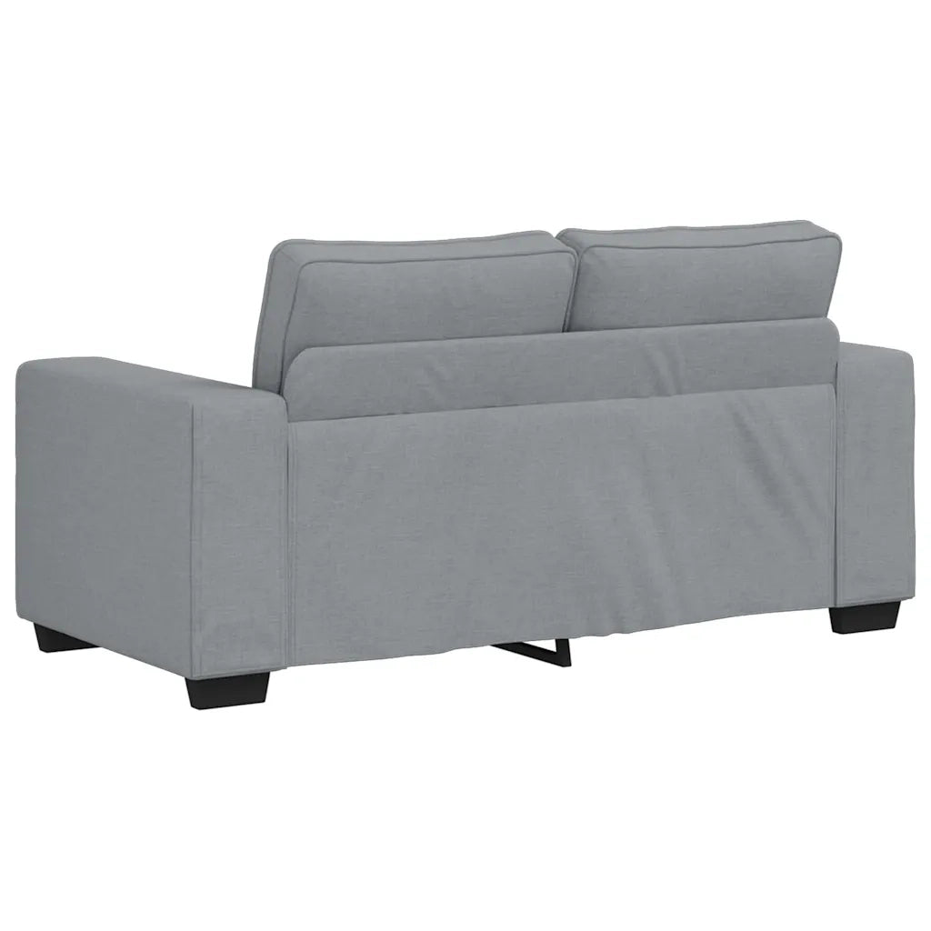 vidaXL Set di Divani 3 pz con Cuscini Grigio Chiaro in Tessuto