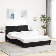 Giroletto senza Materasso Nero 140x200 cm in Tessuto 3310603