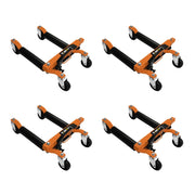 Pattini di Posizionamento Veicolo x 4 Sollevatore Idraulico Carrello Ruota 680kg Cad.