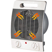 Trade Shop - Termoventilatore Portatile Potenza Regolabile Caldobagno Elettrico Basso Consumo -