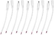 Connettori Maschile/Femminile - Cavo DC - Collegamenti a Pigtail - 5 Pari - Cavi di Collegamento - Accessori per Cavi - Adatto per Elettronica