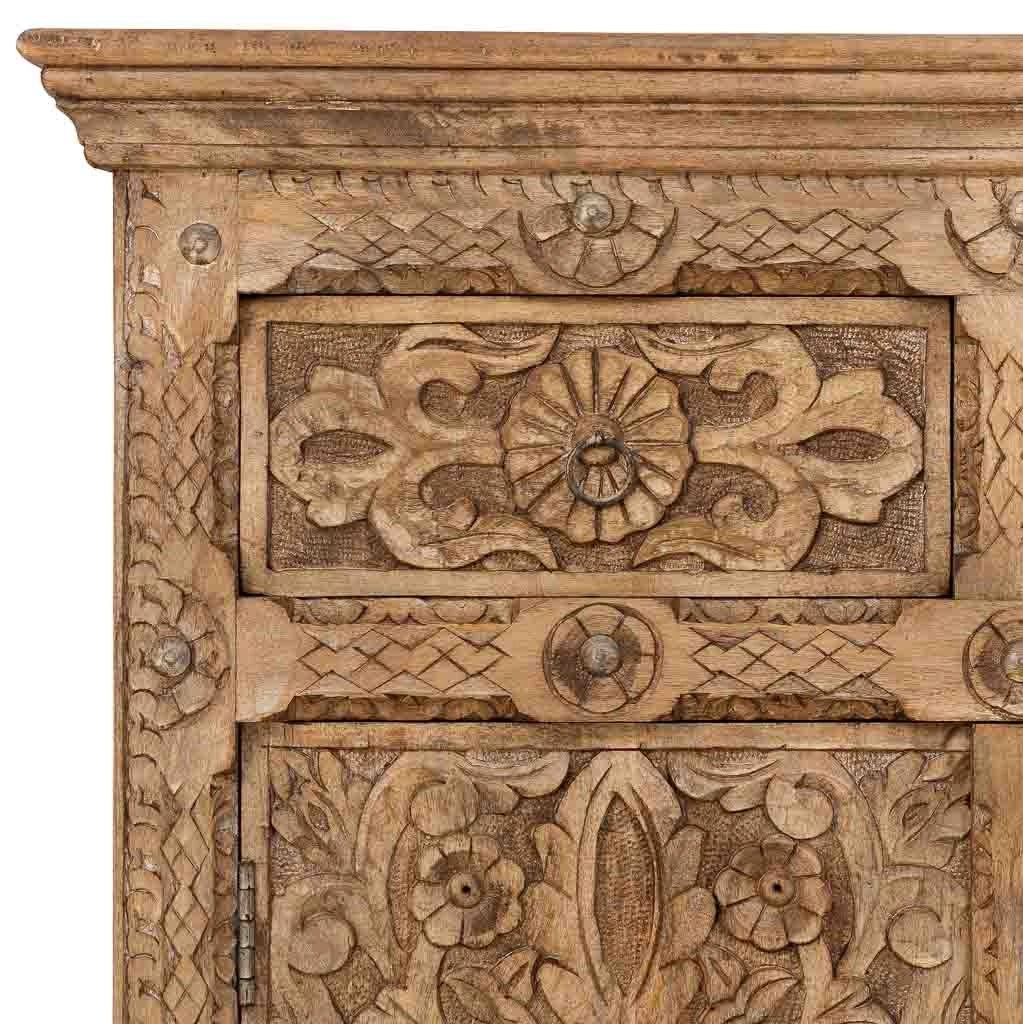 Aparador de madera marrón 90x40x90
